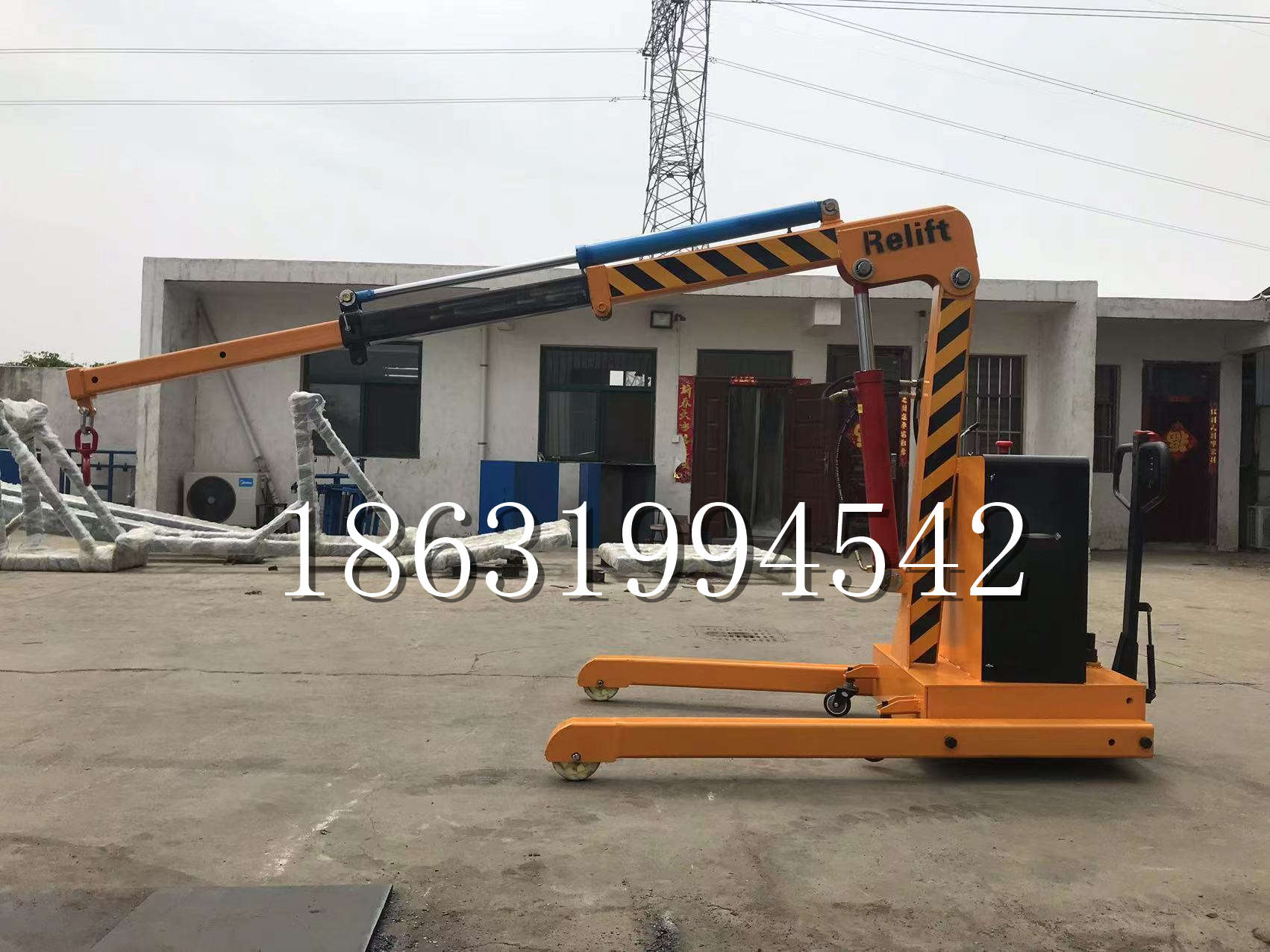 兴隆县久征定做3吨三轮随车吊 农用园林绿化移树吊 平板工程用小吊机