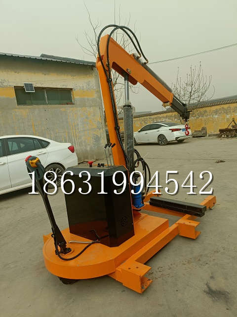 兴隆县自卸车厢随车吊 自制轮式四不像起重机 四驱平板吊 5吨 贵盛